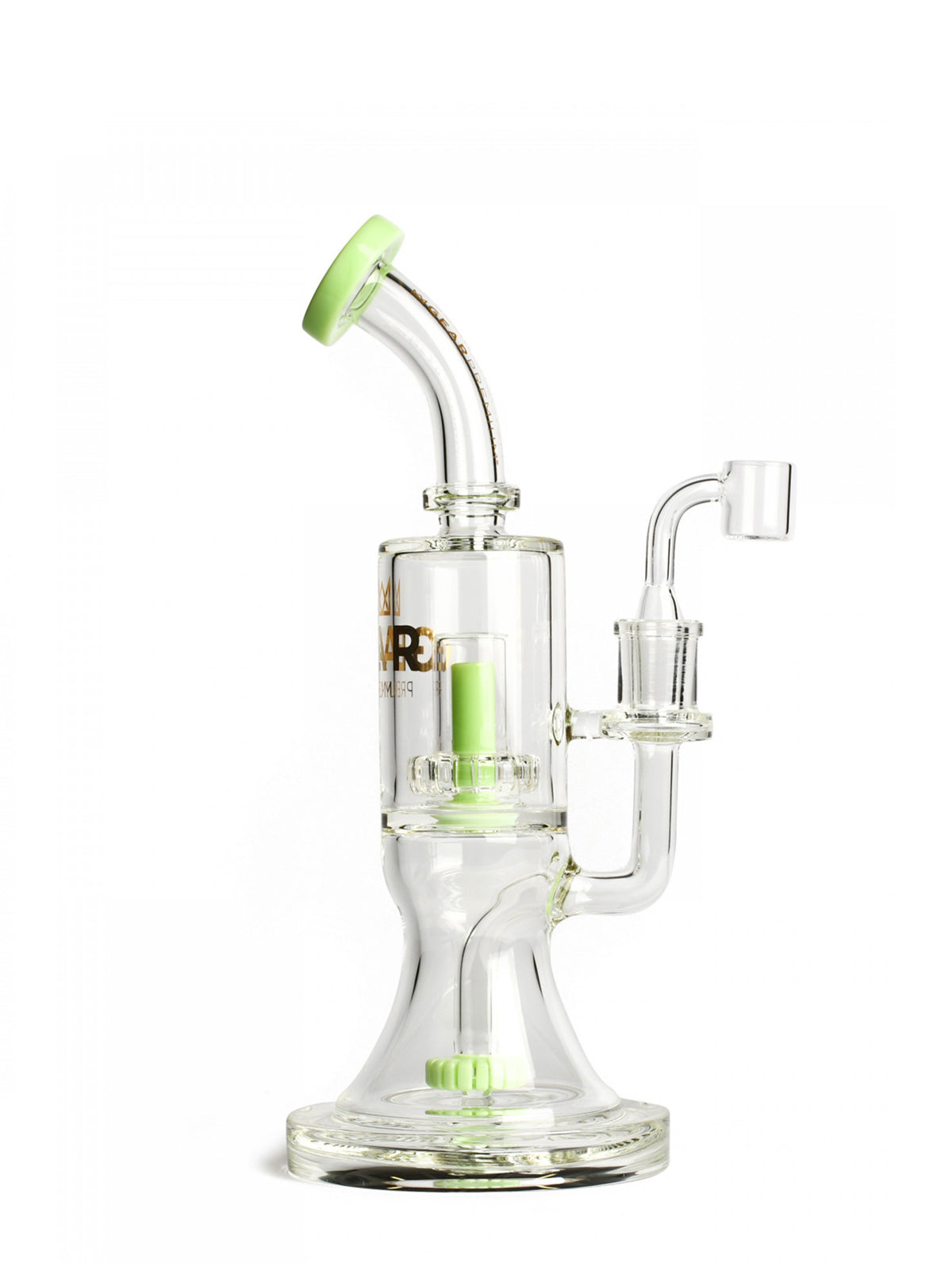 8" Ethereal Dual Chamber Concentrate Bubbler
