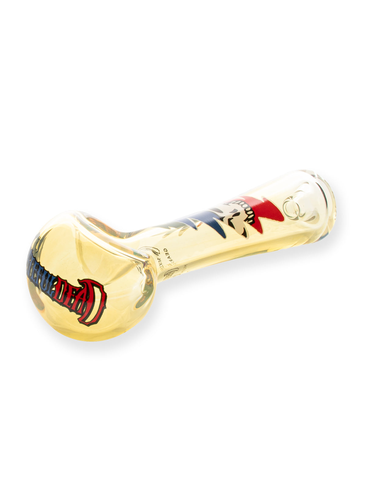 4.5" Colour Changing Stealie in Bolt Spoon Hand Pipe