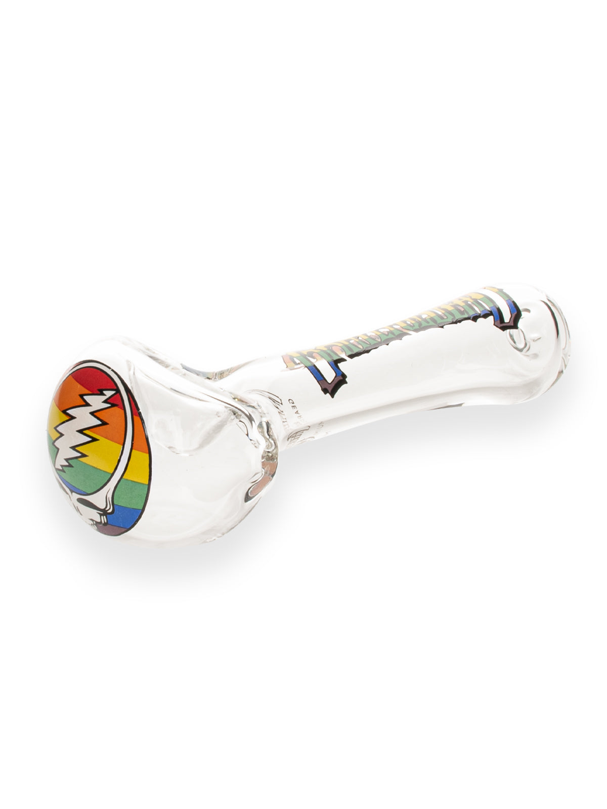 4.5" Rainbow Steal Your Face Spoon Hand Pipe