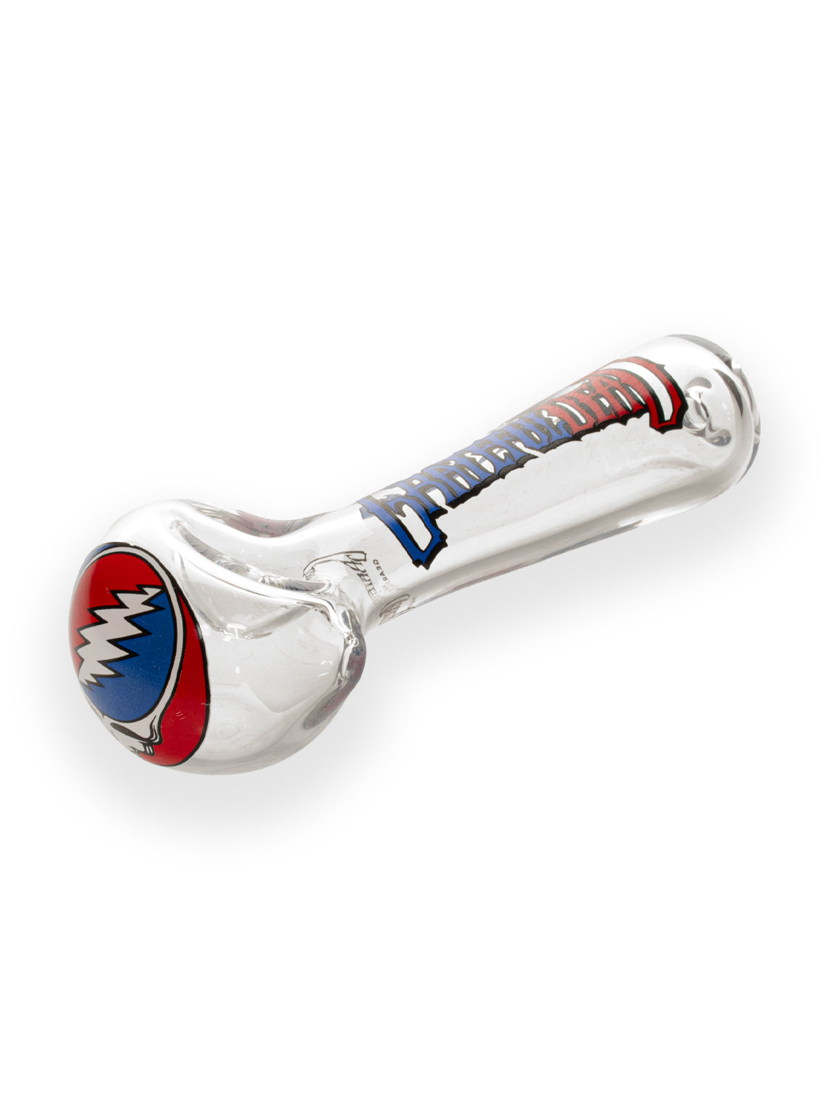 4.5" Steal Your Face Spoon Hand Pipe in Collectible Tin