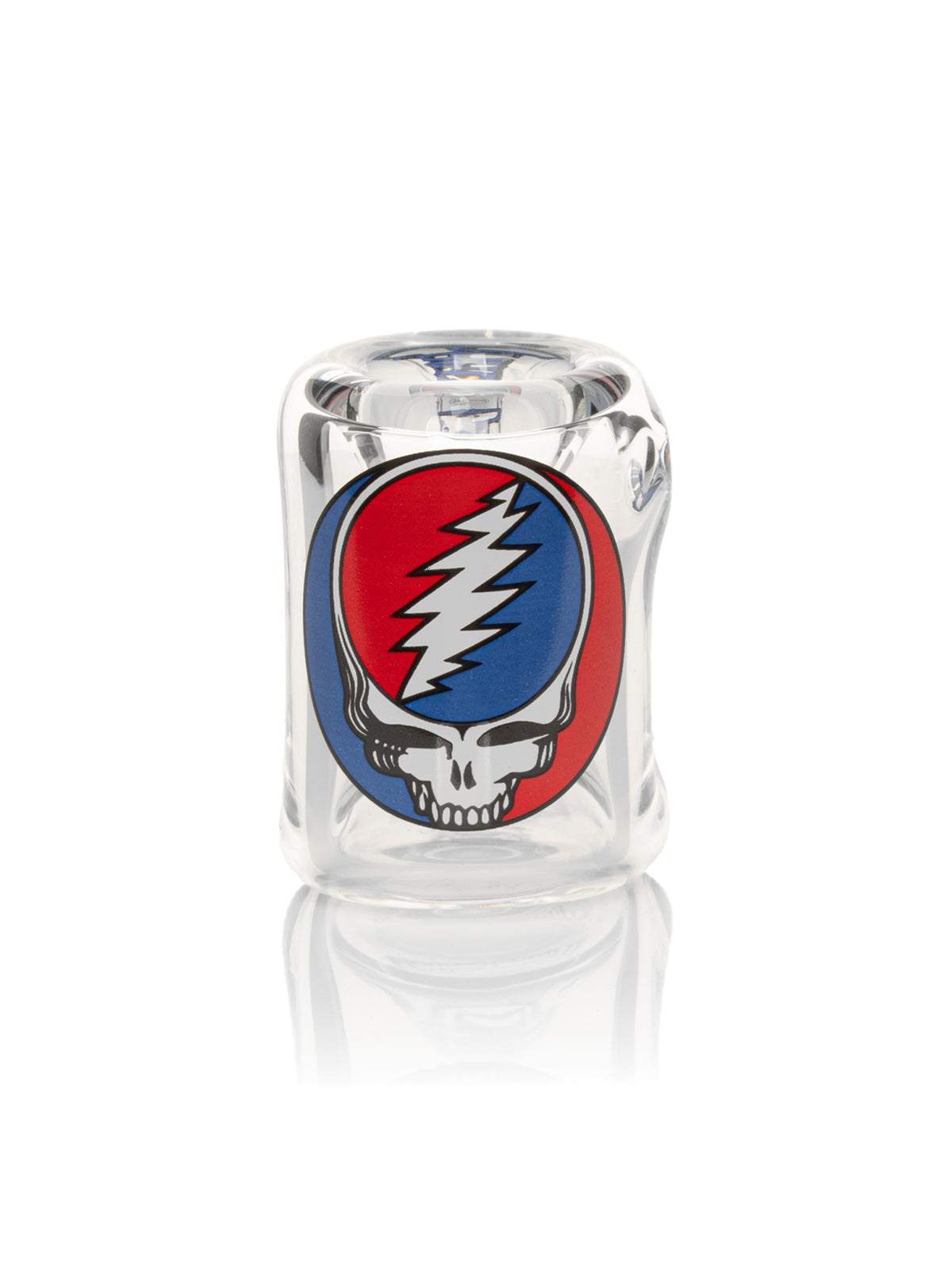 5.5" Steal Your Face Sherlock Hand Pipe in Collectible Tin