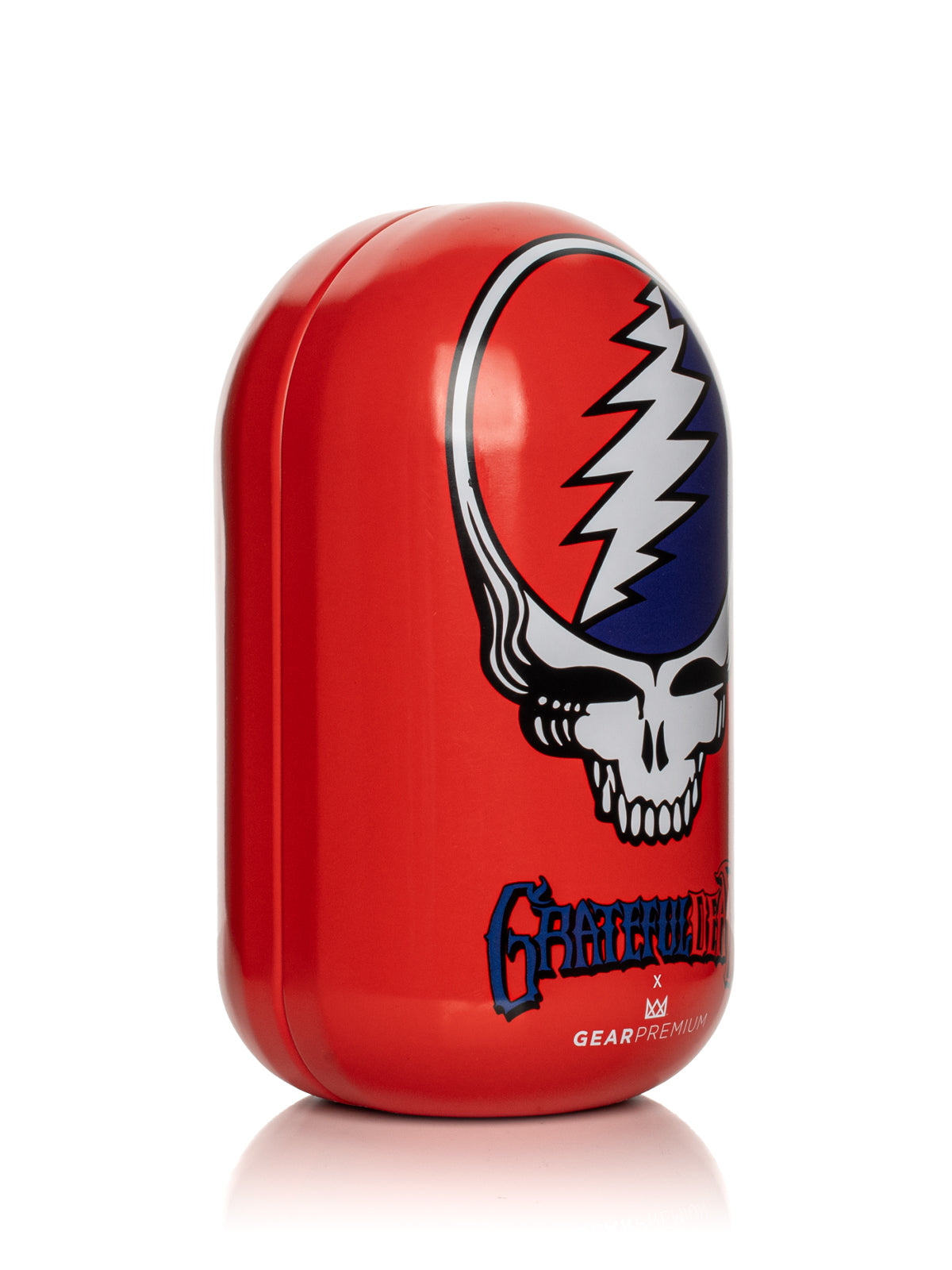 5.5" Steal Your Face Sherlock Hand Pipe in Collectible Tin