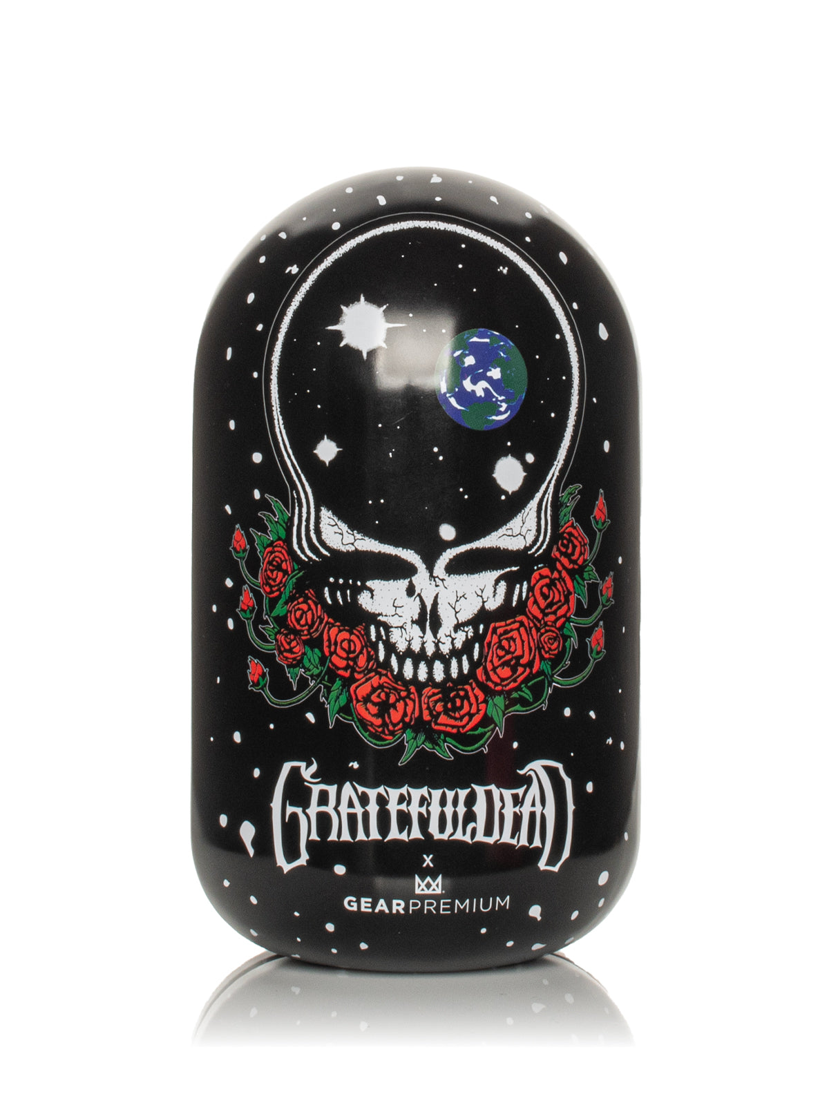 5.5" Space Your Face Sherlock Hand Pipe in Collectible Tin