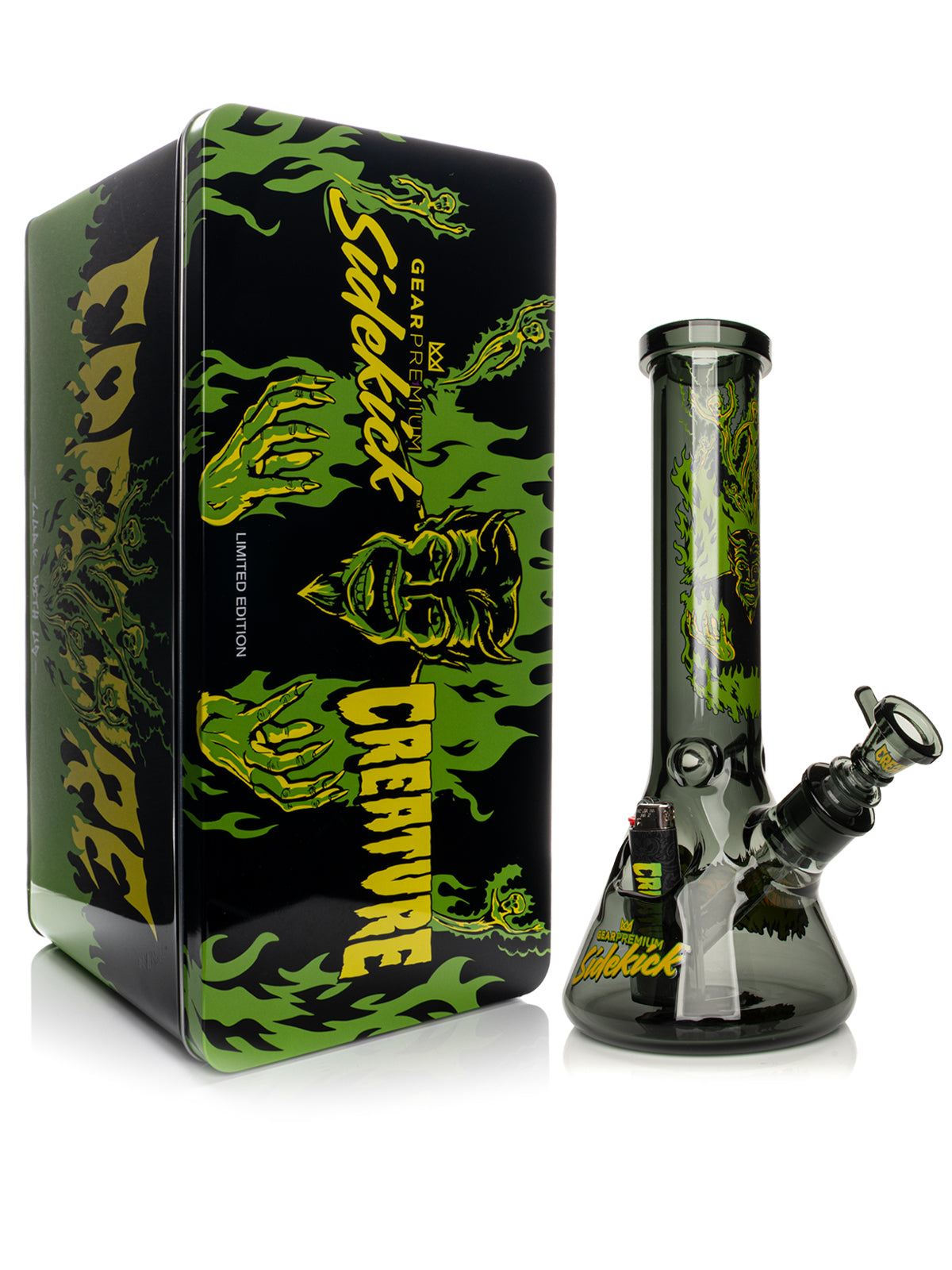 12" 7mm Thick Hell Sidekick Water Pipe (Limited Edition of 420)