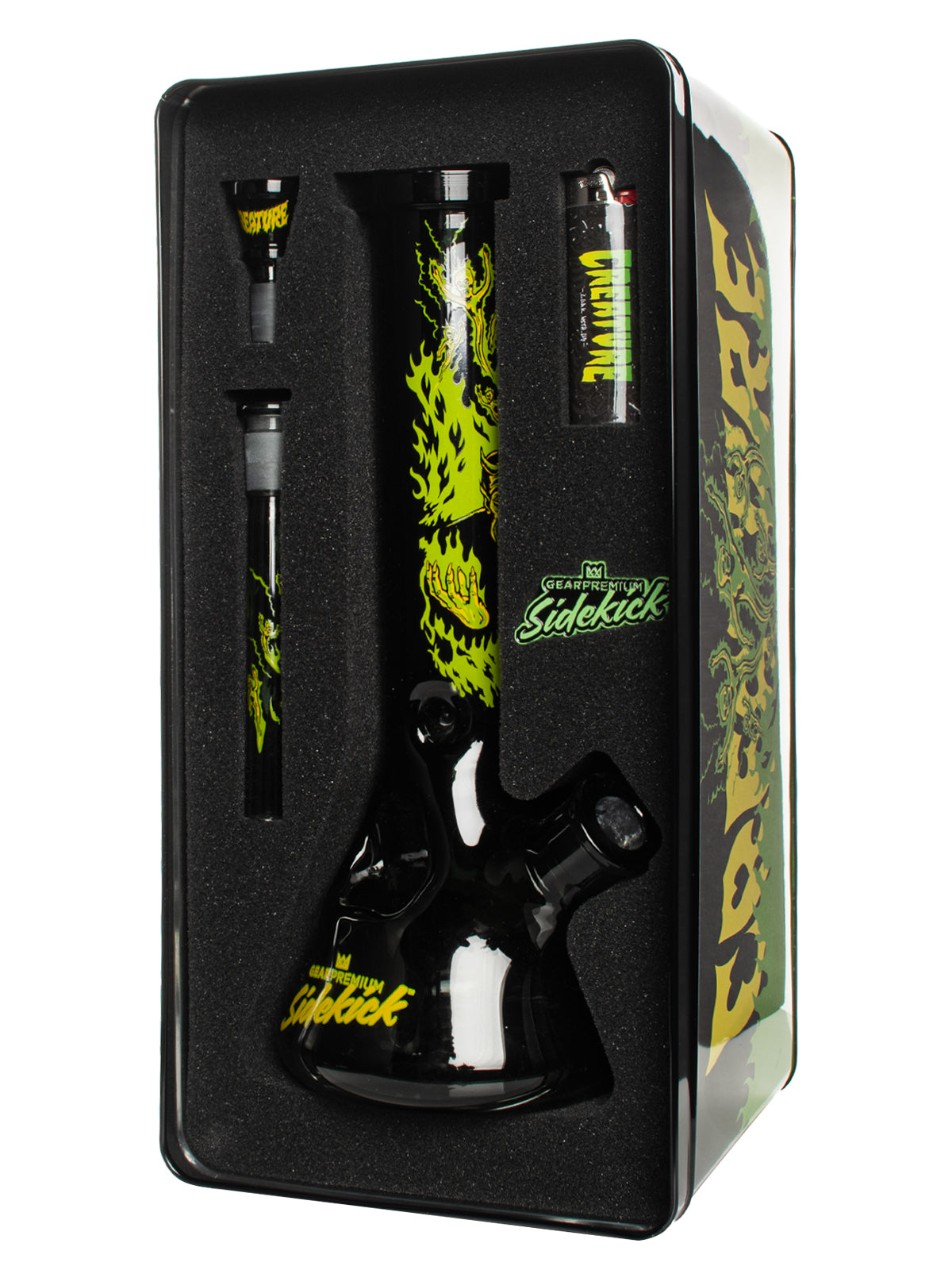 12" 7mm Thick Hell Sidekick Water Pipe (Limited Edition of 420)