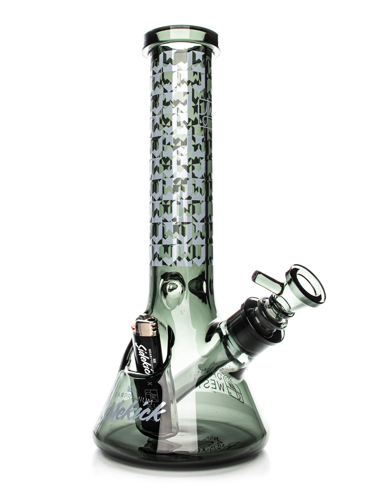 12" 7mm Thick JW Signature Pattern Sidekick Water Pipe (Limited Edition of 420)