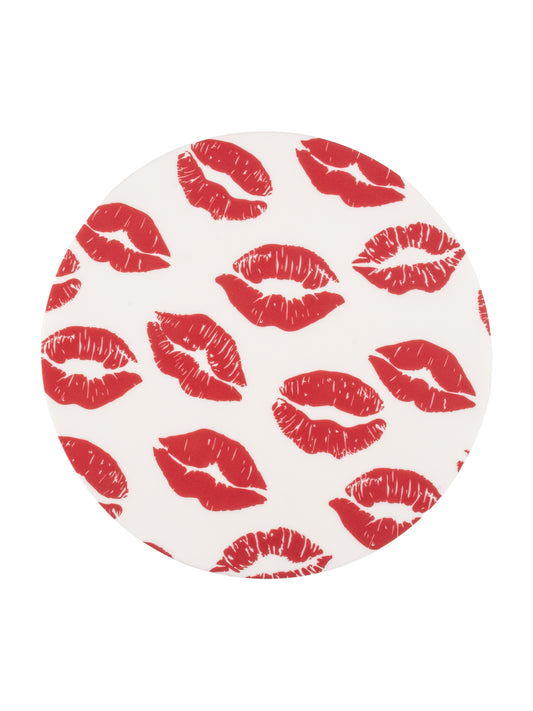 7.8" Lips Dab Mat