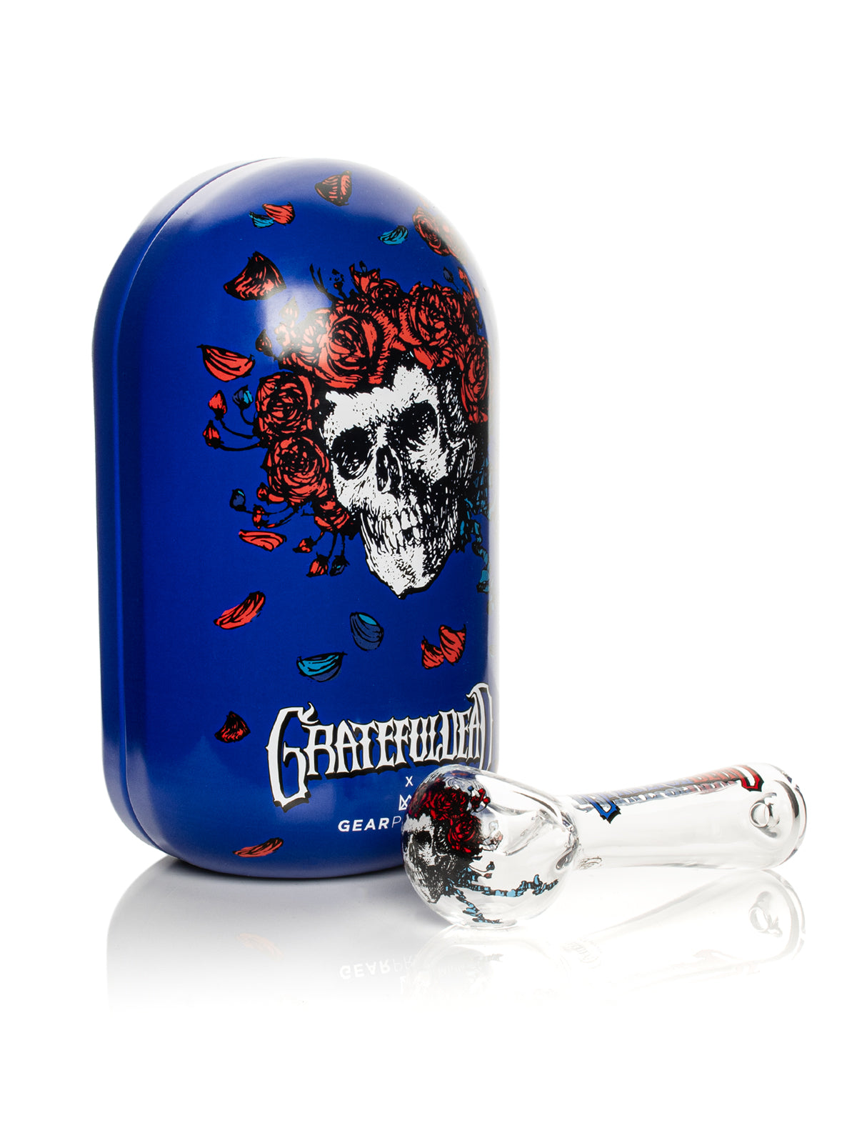 4.5" Bertha Spoon Hand Pipe in Collectible Tin