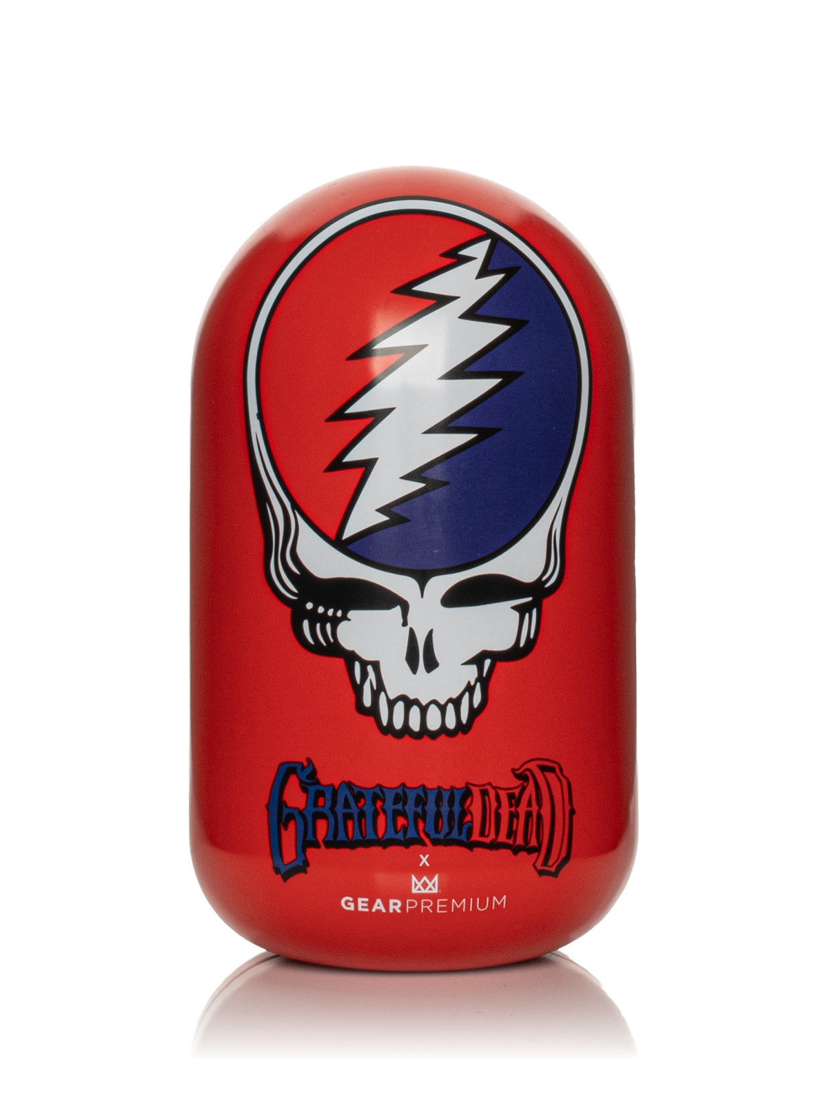 5.5" Steal Your Face Sherlock Hand Pipe in Collectible Tin