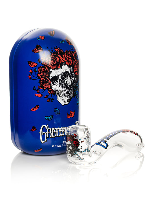 5.5" Bertha Sherlock Hand Pipe in Collectible Tin