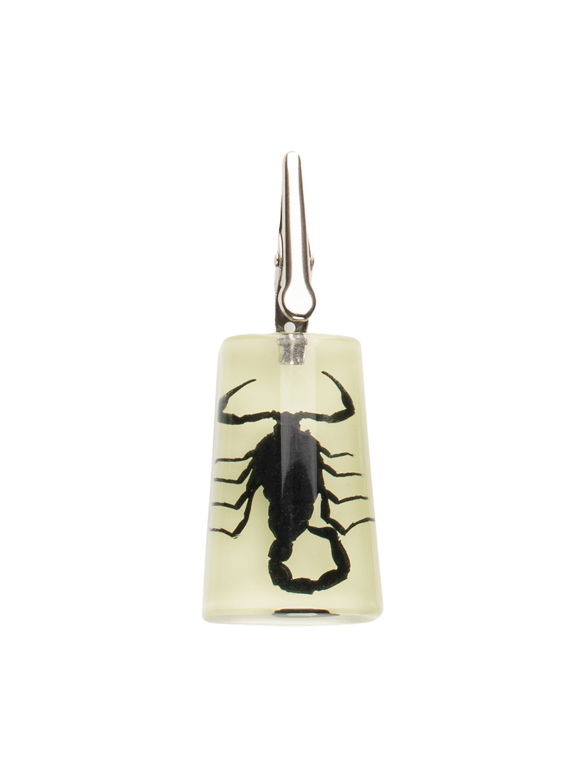 Glow-in-the-Dark Stand-Up Black Scorpion Clip