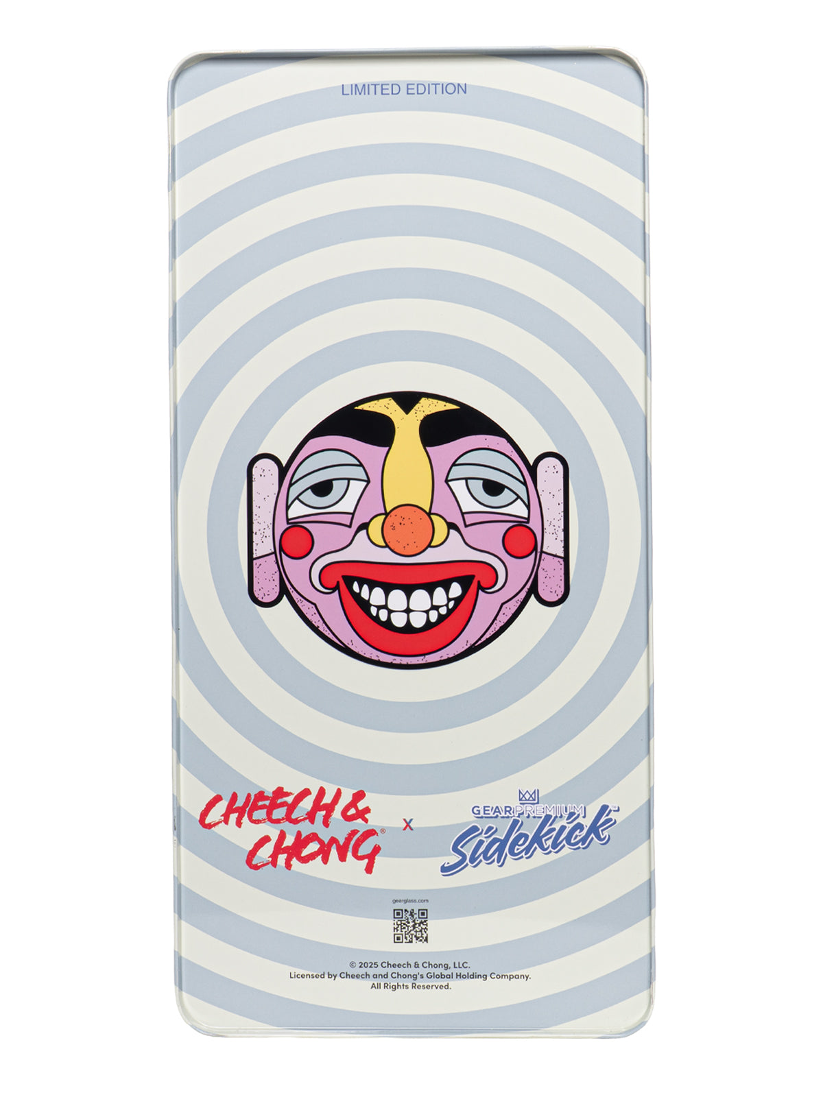 12" 7mm Thick Happy Herbs Sidekick Water Pipe (Limited Edition of 420)
