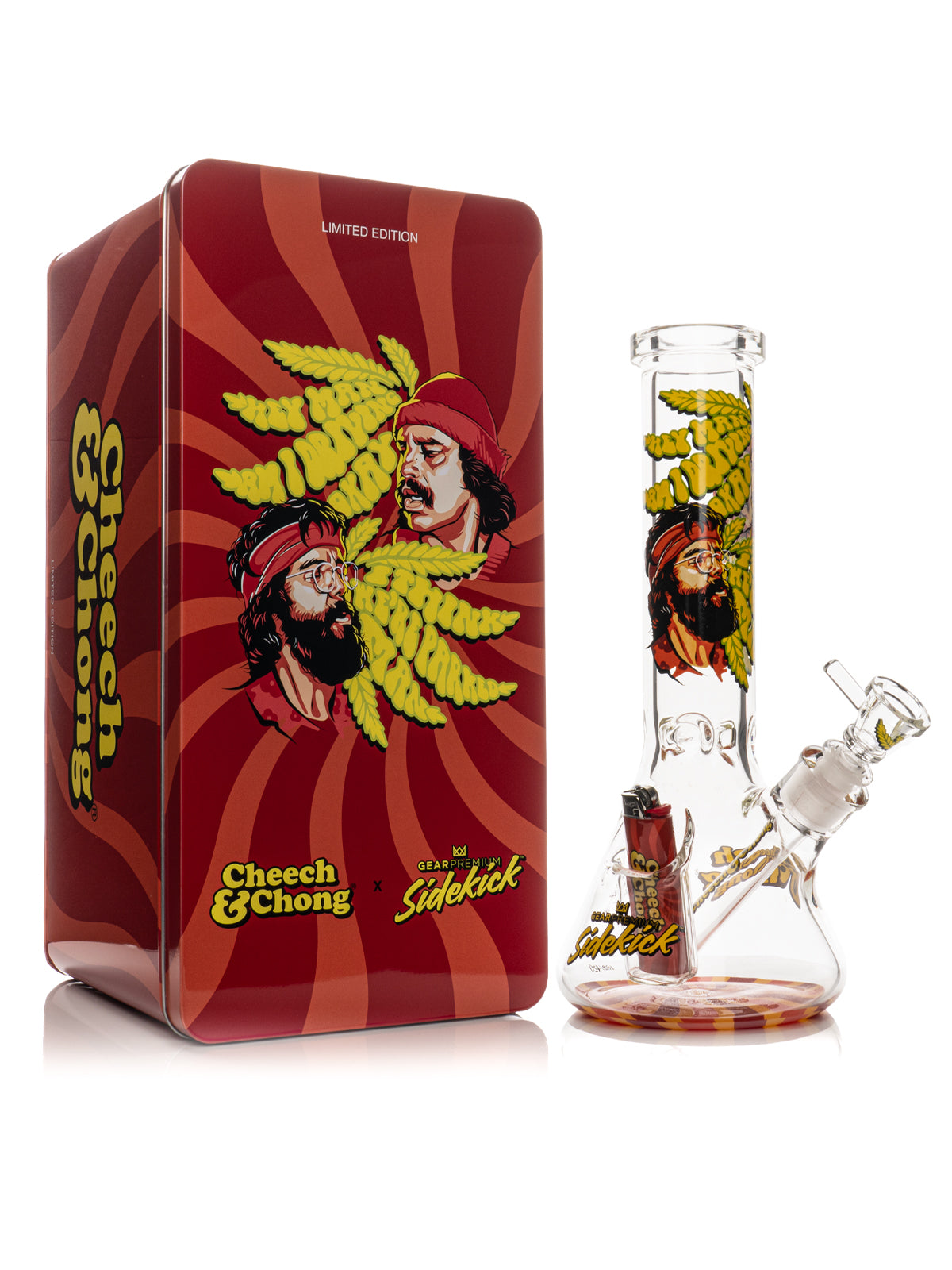 12" 7mm Thick Parked Sidekick Water Pipe (Limited Edition of 420)