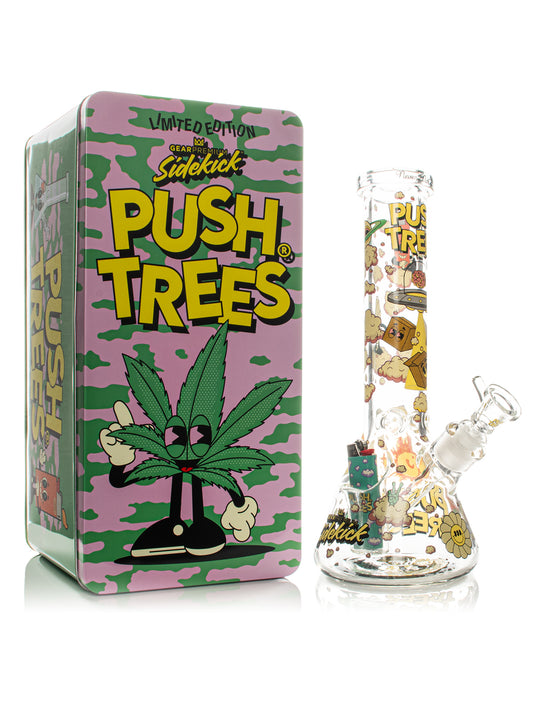 12" 7mm Thick Push Trees Sidekick Water Pipe (Limited Edition of 420)