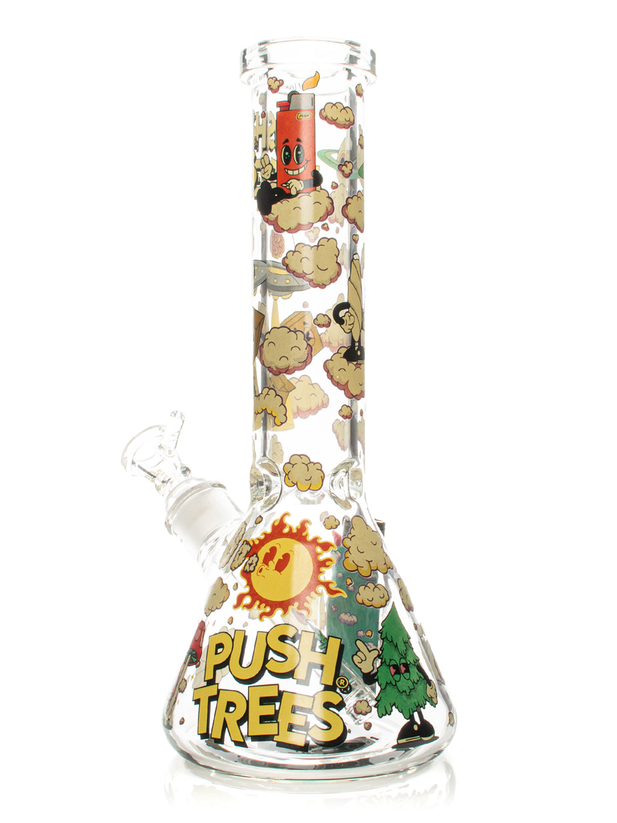 12" 7mm Thick Push Trees Sidekick Water Pipe (Limited Edition of 420)