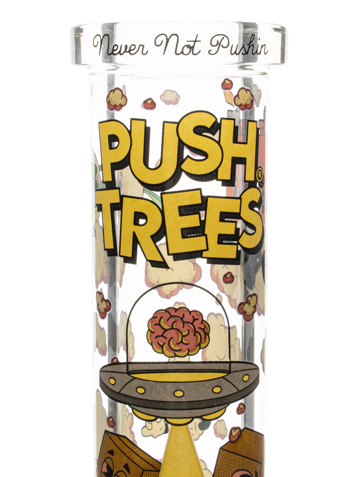 12" 7mm Thick Push Trees Sidekick Water Pipe (Limited Edition of 420)